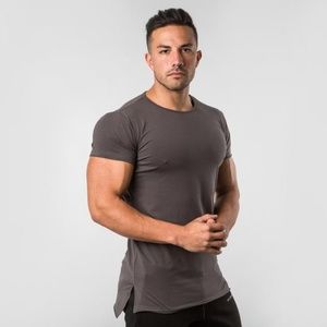Alphalete Fishtail Shirt - Charcoal